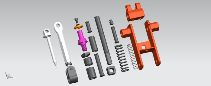 AGRI. REVER. PLOUGH SLOW LEVER BRACKET ACC.