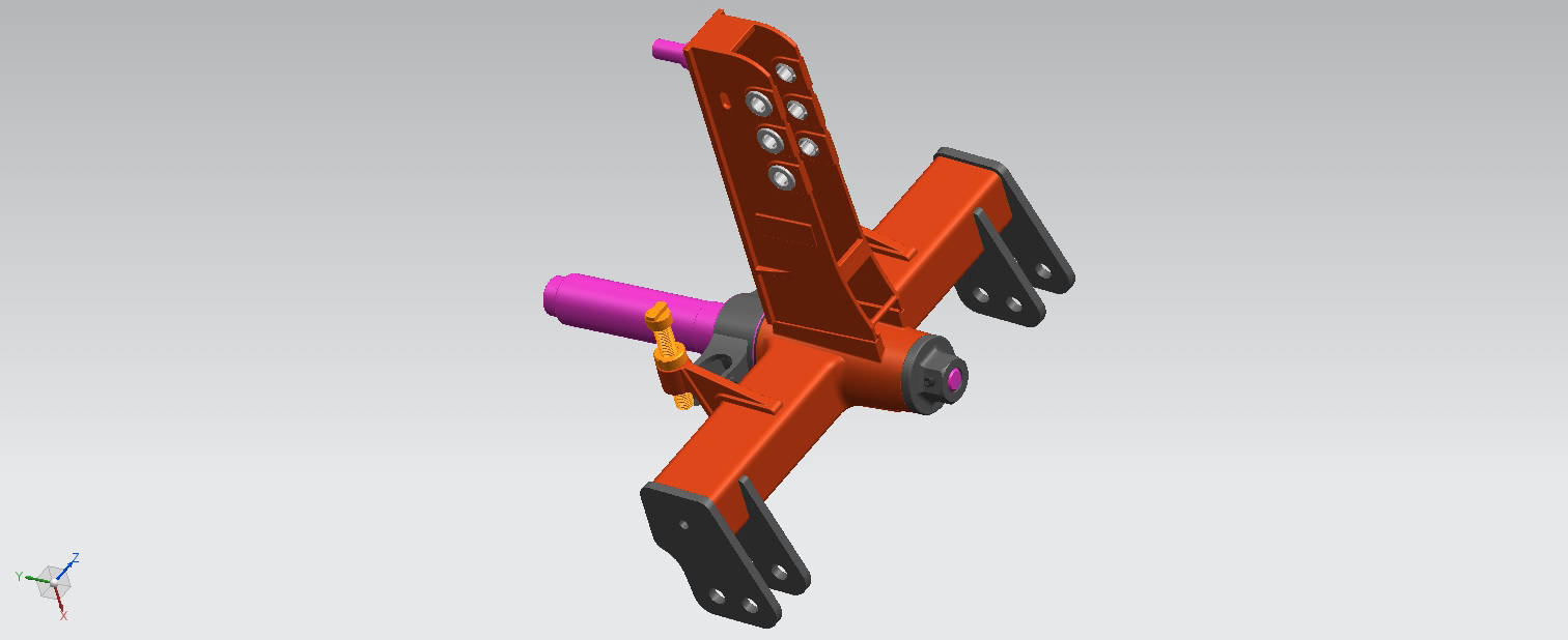 2905E | AGRICULTURE REVERSIBLE HYDRAULIC PLOUGH TOP TO BOTTOM-45     