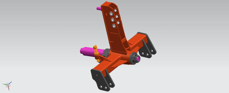 2905I | AGRICULTURE REVERSIBLE HYDRAULIC PLOUGH TOP TO BOTTOM-55    