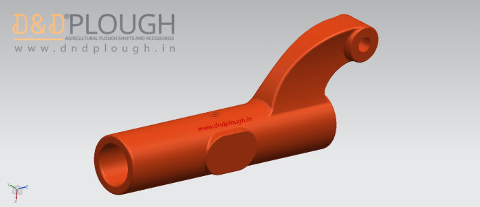 AGRI. REVER. PLOUGH CENTER SHAFT LOCK PIN TUBE GUN-34mm